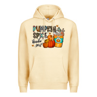 Pina Colada pumpkin spice kinda girl Premium Hoodie - CowhideDigitalArt