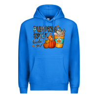 True Royal pumpkin spice kinda girl Premium Hoodie - CowhideDigitalArt