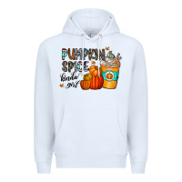 White pumpkin spice kinda girl Premium Hoodie - CowhideDigitalArt