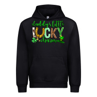 Black St. Patrick's Day Daddy's little lucky charm Urban Hoodie - Neo Western