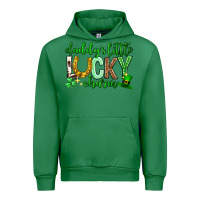 Emerald St. Patrick's Day Daddy's little lucky charm Urban Hoodie - Neo Western