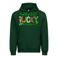 Forest Green St. Patrick's Day Daddy's little lucky charm Urban Hoodie - Neo Western
