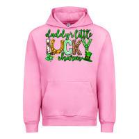 Fuchsia Pink St. Patrick's Day Daddy's little lucky charm Urban Hoodie - Neo Western