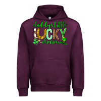 Mauve Wine St. Patrick's Day Daddy's little lucky charm Urban Hoodie - Neo Western