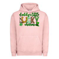 Pigment Salmon St. Patrick's Day Daddy's little lucky charm Urban Hoodie - Neo Western