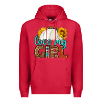 Cardinal love my girl volleyball Premium Hoodie - HRA Design Shop
