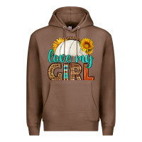 Chestnut love my girl volleyball Premium Hoodie - HRA Design Shop