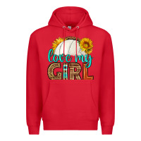 Red love my girl volleyball Premium Hoodie - HRA Design Shop