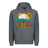 Rock love my girl volleyball Premium Hoodie - HRA Design Shop