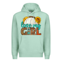 Seafoam love my girl volleyball Premium Hoodie - HRA Design Shop