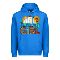 True Royal love my girl volleyball Premium Hoodie - HRA Design Shop