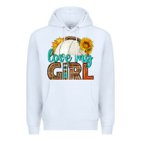 White love my girl volleyball Premium Hoodie - HRA Design Shop