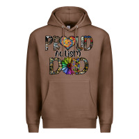 Chestnut proud autism dad Premium Hoodie - SublimationCraftShop