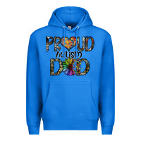 True Royal proud autism dad Premium Hoodie - SublimationCraftShop
