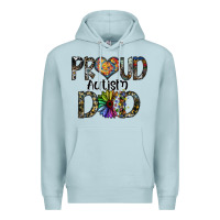 Blue Mist proud autism dad Premium Hoodie - SublimationCraftShop