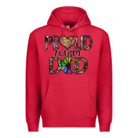 Cardinal proud autism dad Premium Hoodie - SublimationCraftShop