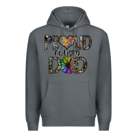 Rock proud autism dad Premium Hoodie - SublimationCraftShop