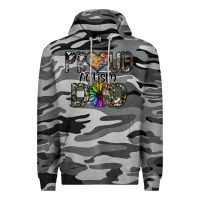 Slate Camo proud autism dad Premium Hoodie - SublimationCraftShop