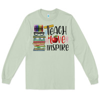 Matcha teach love inspire Long Sleeve Tee - BarkalooDesign