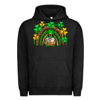 Pigment Black St. Patrick's Day gnome rainbow Urban Hoodie - Neo Western