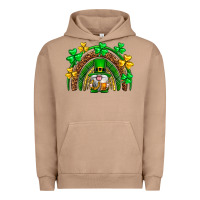 Pigment Burro St. Patrick's Day gnome rainbow Urban Hoodie - Neo Western