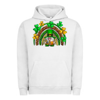 Pigment Lunar Rock St. Patrick's Day gnome rainbow Urban Hoodie - Neo Western