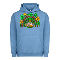 St. Patrick's Day Gnome Rainbow Urban Hoodie | Teevron