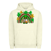 Pigment Pistachio St. Patrick's Day gnome rainbow Urban Hoodie - Neo Western