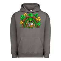 Pigment Tornado St. Patrick's Day gnome rainbow Urban Hoodie - Neo Western