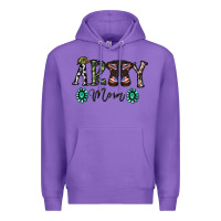 Purple army mom Premium Hoodie - SublimationCraftShop