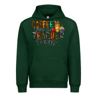 Forest Green coffee gives me teacher Urban Hoodie - CowhideDigitalArt