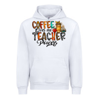 White coffee gives me teacher Urban Hoodie - CowhideDigitalArt