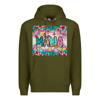 Army Green Easter Mama Leopard tumbler Easter Day Premium Hoodie - Neo Western