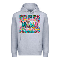 Heather Grey Easter Mama Leopard tumbler Easter Day Premium Hoodie - Neo Western