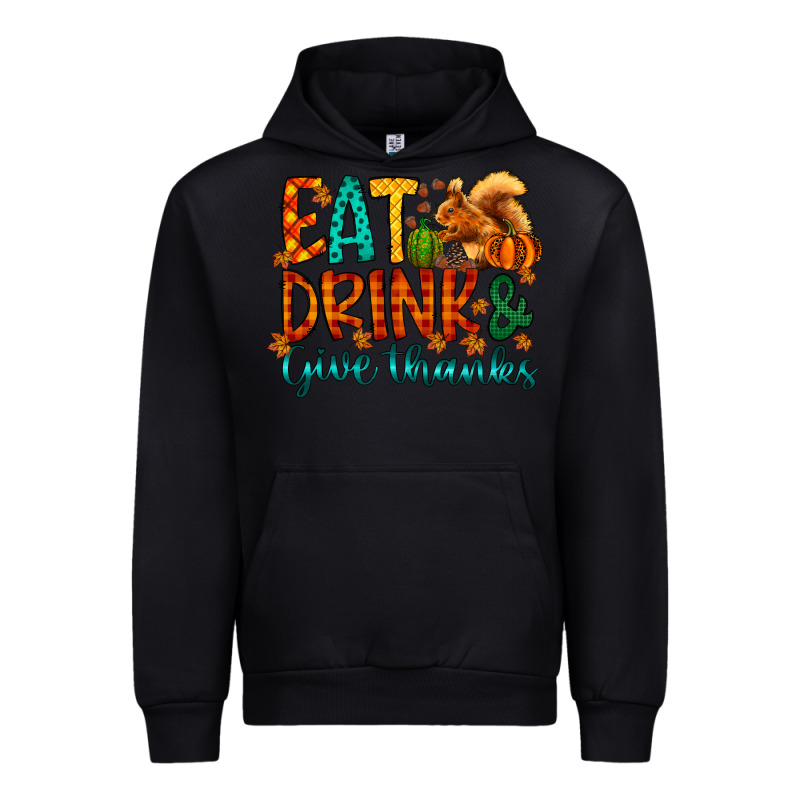 Eat Drink Give Thanks Urban Hoodie by CowhideDigitalArt | Teevron
