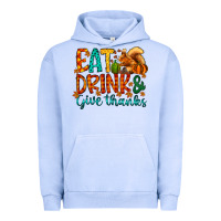 Pigment Grape Ice eat drink give thanks Urban Hoodie - CowhideDigitalArt