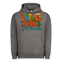 Pigment Tornado eat drink give thanks Urban Hoodie - CowhideDigitalArt
