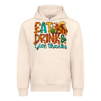 Sandshell eat drink give thanks Urban Hoodie - CowhideDigitalArt