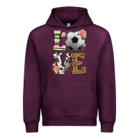 Mauve Wine western love soccer Urban Hoodie - HRA Design Shop