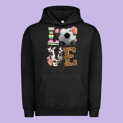 Western Love Soccer Urban Hoodie Designed By Hra Design Shop