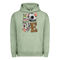 Pigment Oil Green western love soccer Urban Hoodie - HRA Design Shop