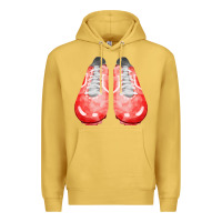 Antique Gold red cleats fa element 2 Premium Hoodie - FaDigitalArtStudio