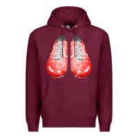 Burgundy red cleats fa element 2 Premium Hoodie - FaDigitalArtStudio