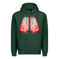 Sports Green red cleats fa element 2 Premium Hoodie - FaDigitalArtStudio