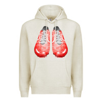 Oatmeal Heather red cleats fa element 2 Premium Hoodie - FaDigitalArtStudio