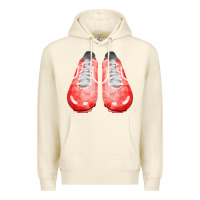 Sandshell red cleats fa element 2 Premium Hoodie - FaDigitalArtStudio