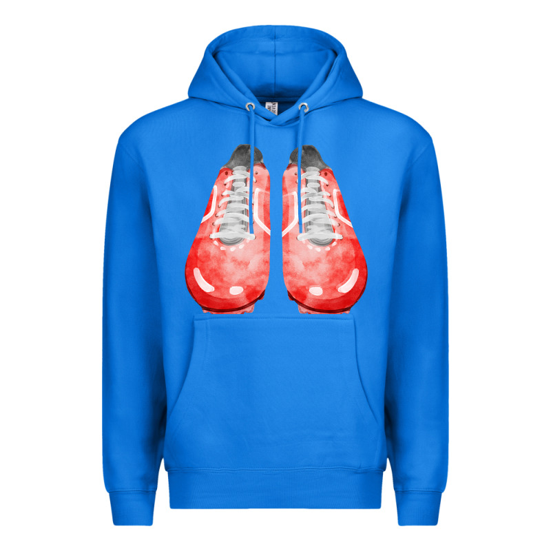 Red Cleats Fa Element 2 Premium Hoodie by FaDigitalArtStudio | Teevron