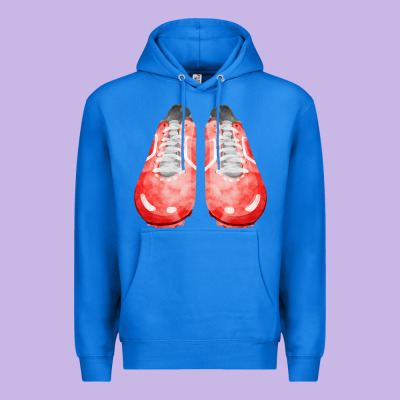 Red Cleats Fa Element 2 Premium Hoodie Designed By Fadigitalartstudio