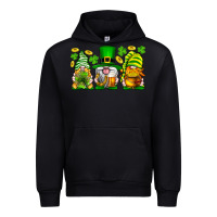 Black St. Patrick's Day gnomies Urban Hoodie - Neo Western