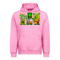 Fuchsia Pink St. Patrick's Day gnomies Urban Hoodie - Neo Western